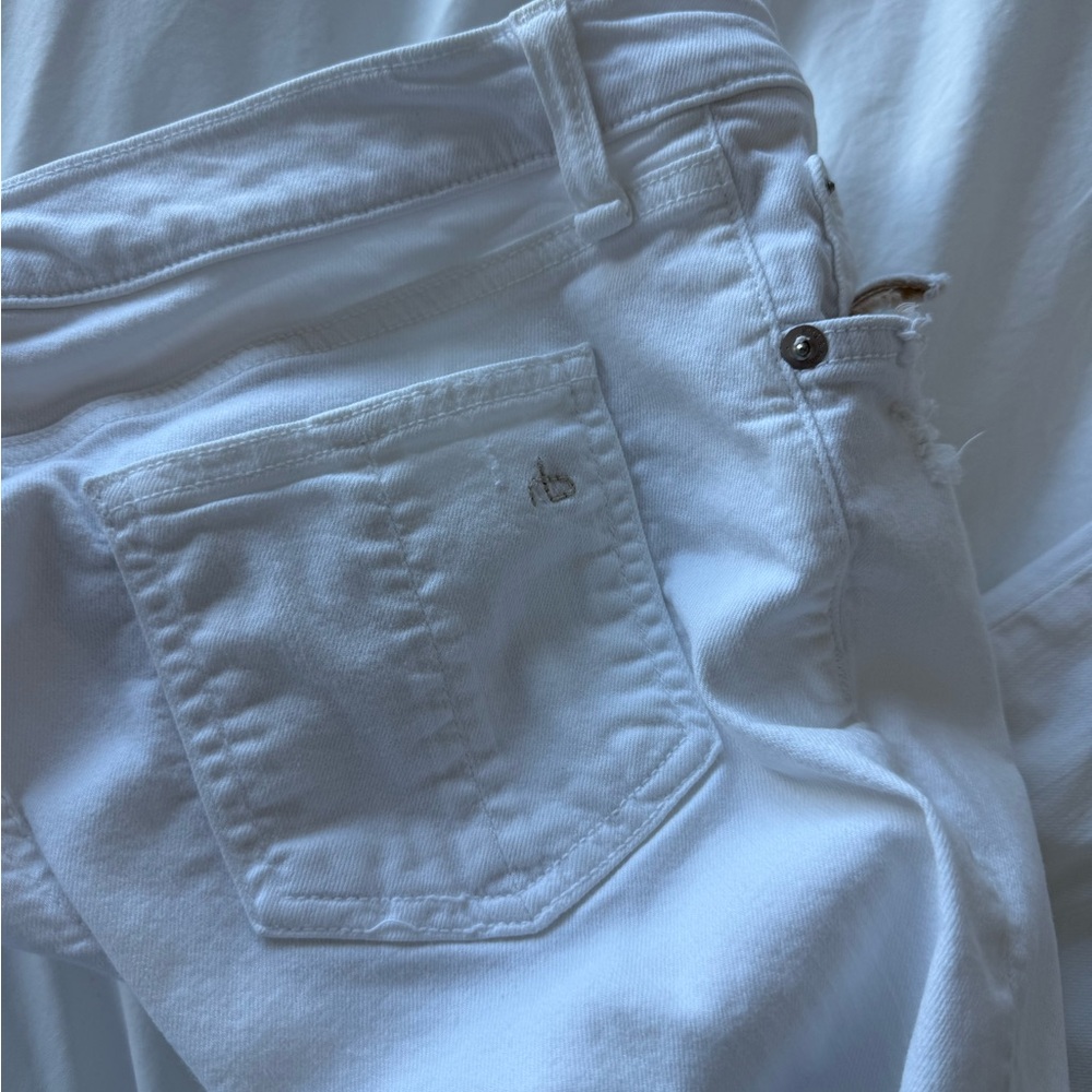 rag & bone Women's White Skinny Jeans - Picture 5 of 6